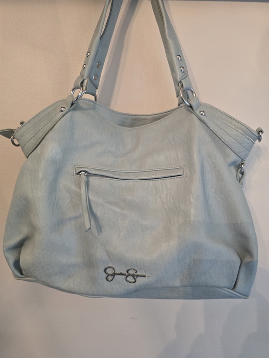 Jessica Simpson Handbags - Jessica Simpson Pale Blue Shoulder Tote